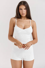 White Dainty Knit Top